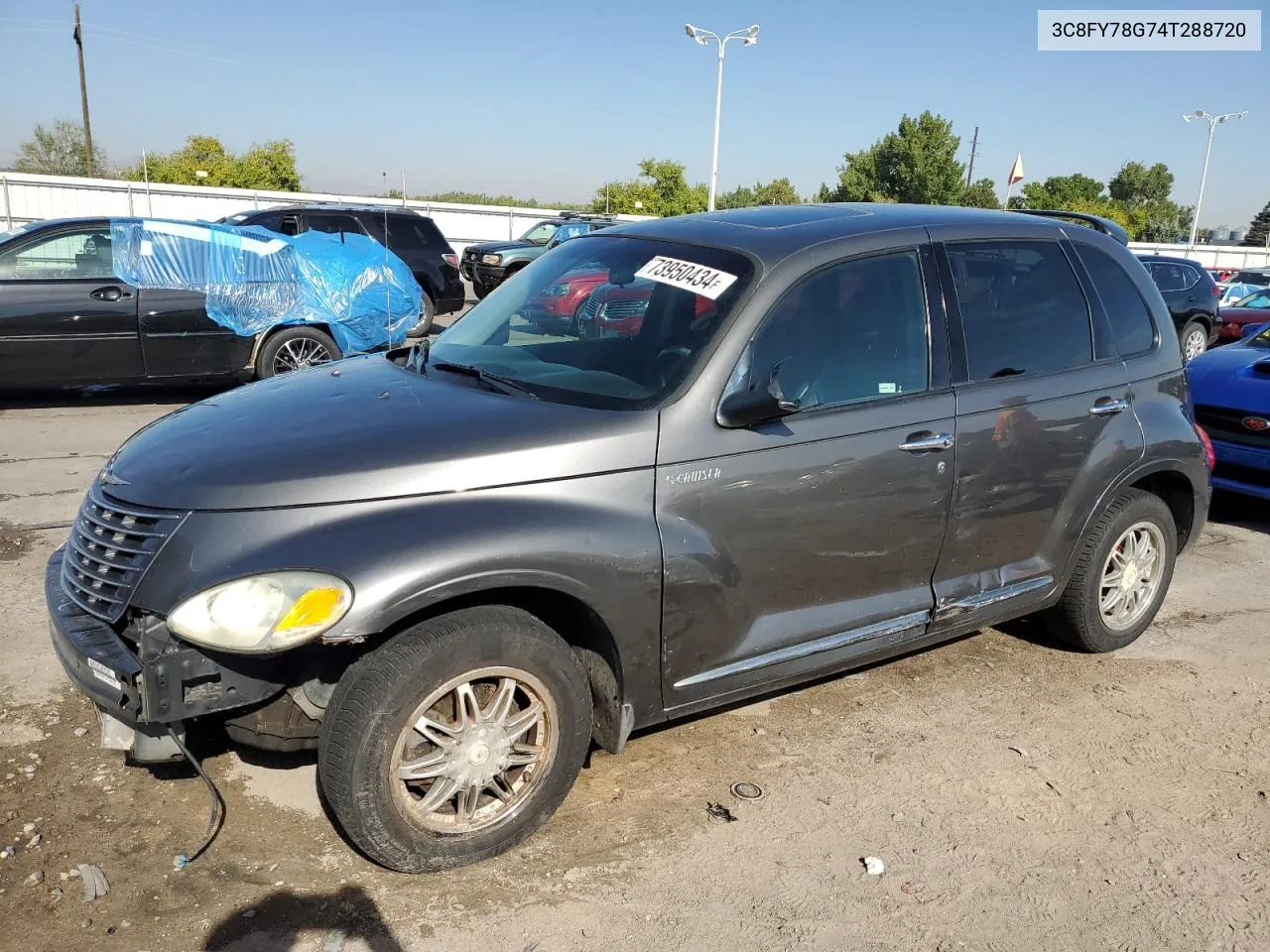 2004 Chrysler Pt Cruiser Gt VIN: 3C8FY78G74T288720 Lot: 73950434