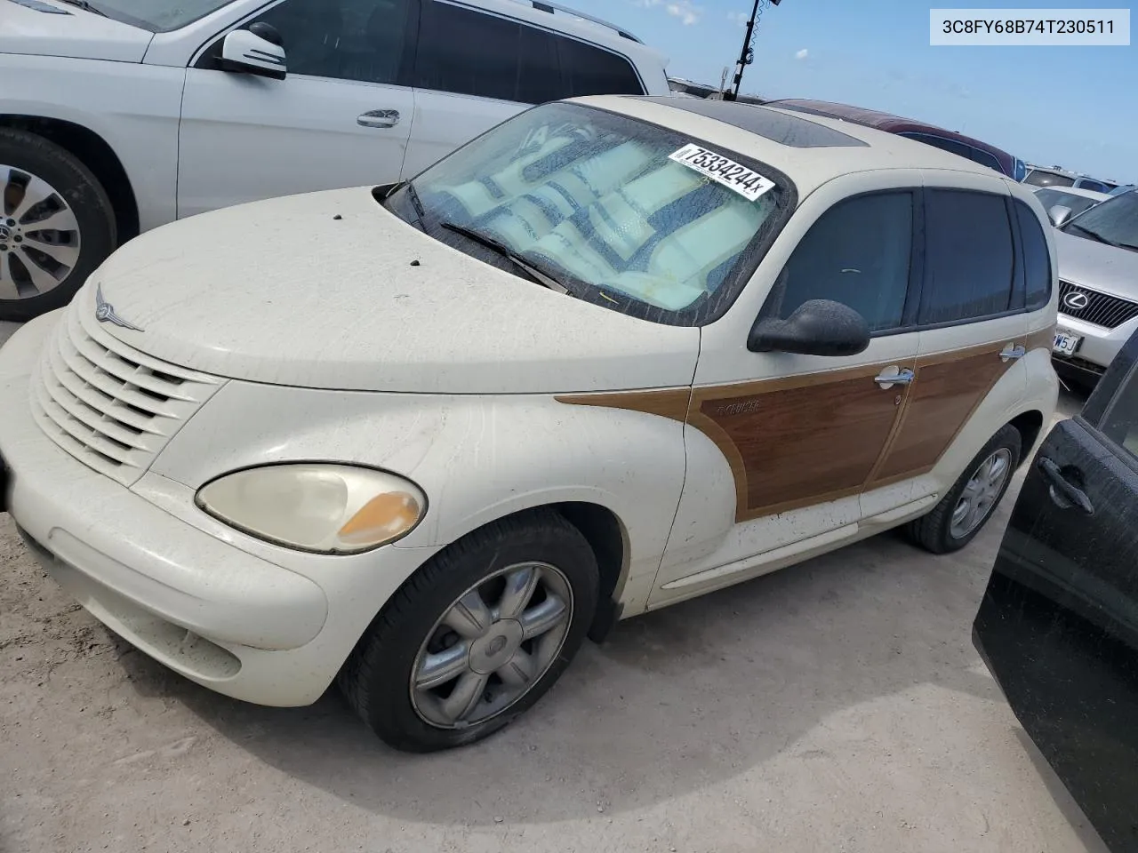 2004 Chrysler Pt Cruiser Limited VIN: 3C8FY68B74T230511 Lot: 75334244