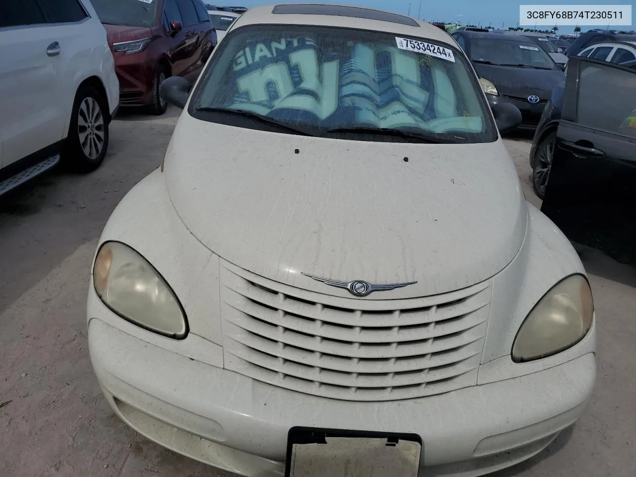 2004 Chrysler Pt Cruiser Limited VIN: 3C8FY68B74T230511 Lot: 75334244