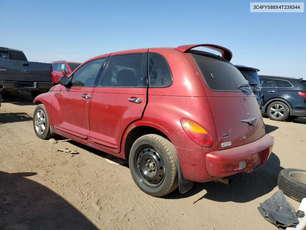 2004 Chrysler Pt Cruiser Touring VIN: 3C4FY588X4T238344 Lot: 75675194