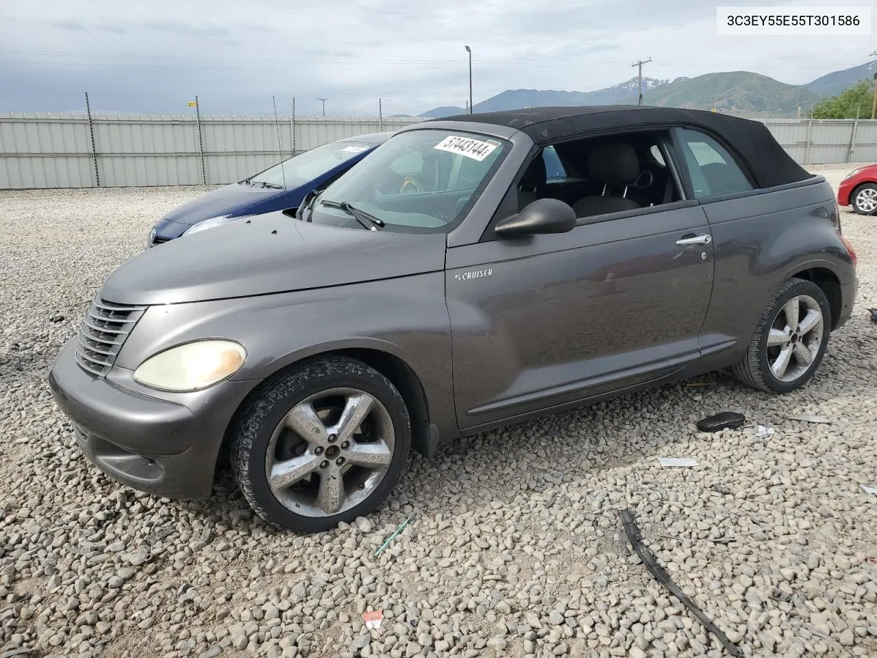 2005 Chrysler Pt Cruiser Touring VIN: 3C3EY55E55T301586 Lot: 57443144