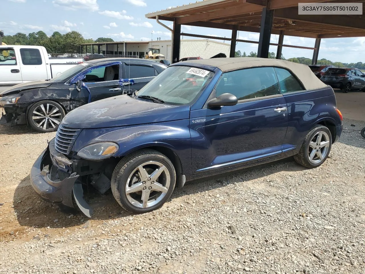 2005 Chrysler Pt Cruiser Gt VIN: 3C3AY75S05T501002 Lot: 69492874