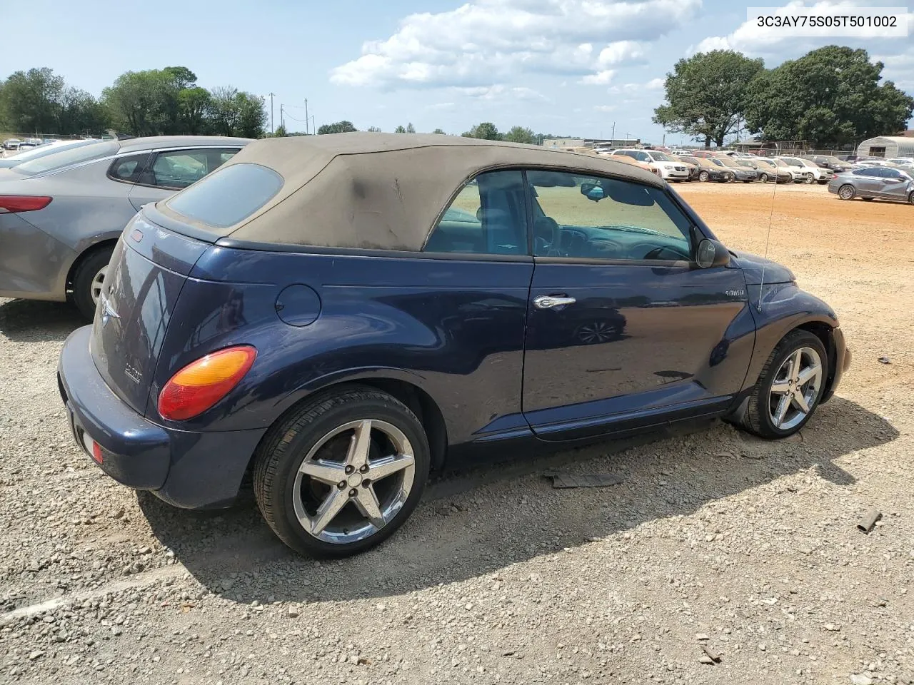 2005 Chrysler Pt Cruiser Gt VIN: 3C3AY75S05T501002 Lot: 69492874