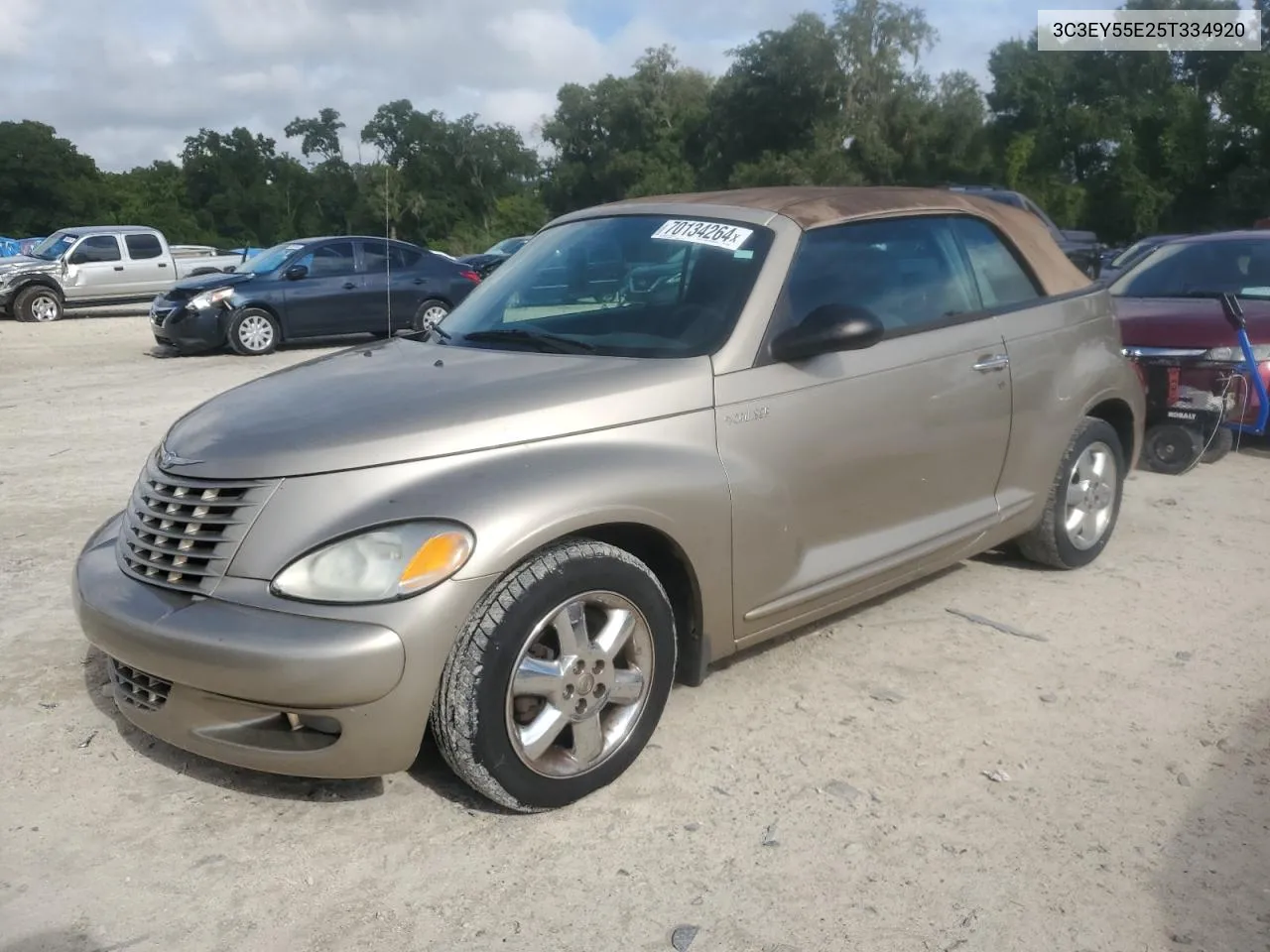 2005 Chrysler Pt Cruiser Touring VIN: 3C3EY55E25T334920 Lot: 70134264