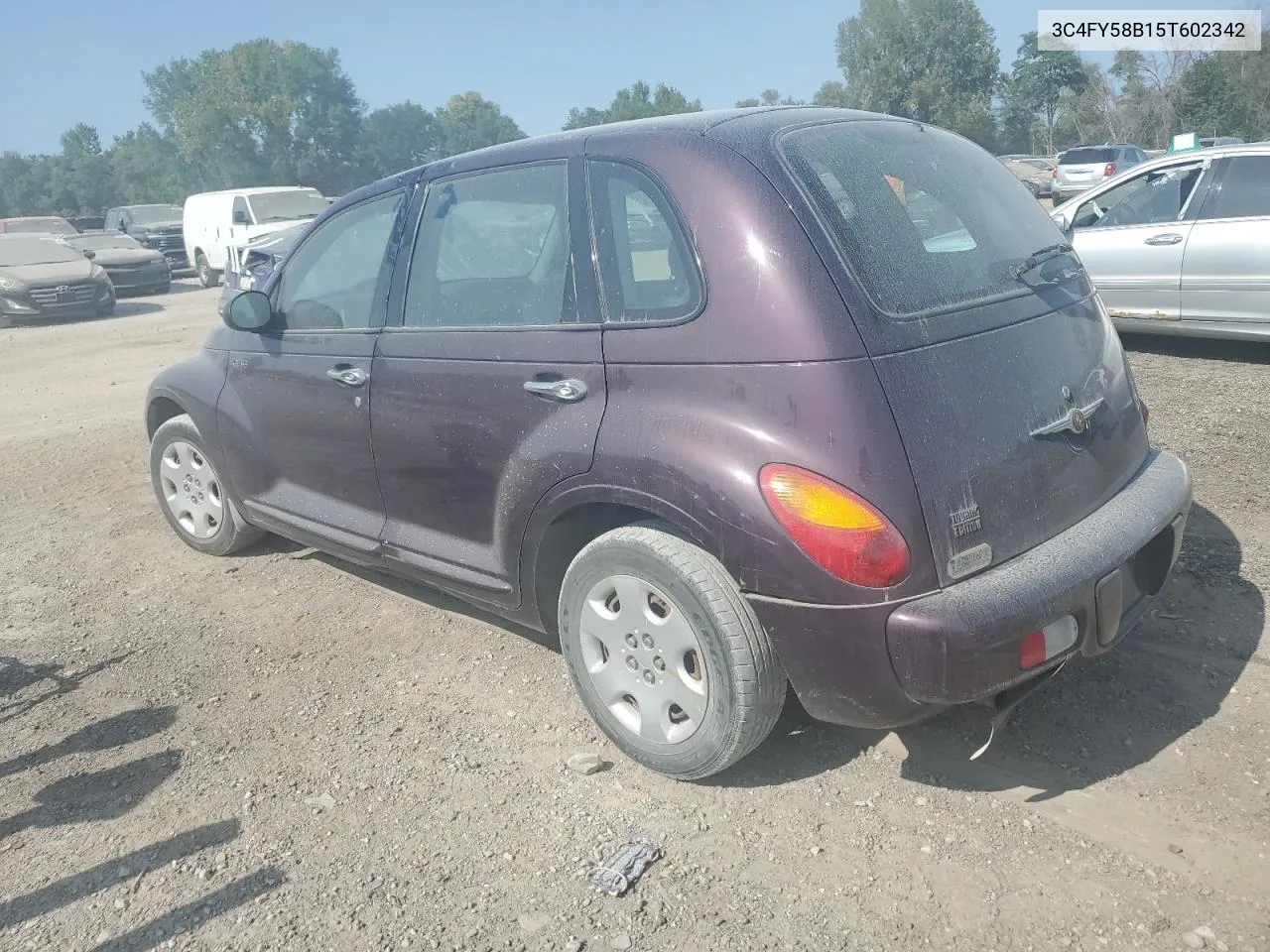 2005 Chrysler Pt Cruiser Touring VIN: 3C4FY58B15T602342 Lot: 70453434