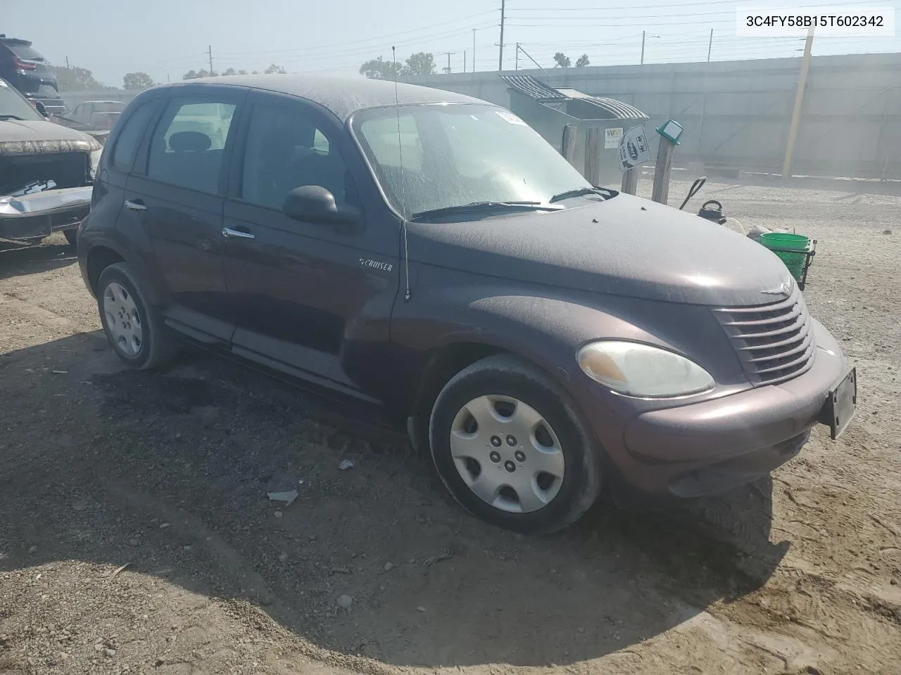 2005 Chrysler Pt Cruiser Touring VIN: 3C4FY58B15T602342 Lot: 70453434