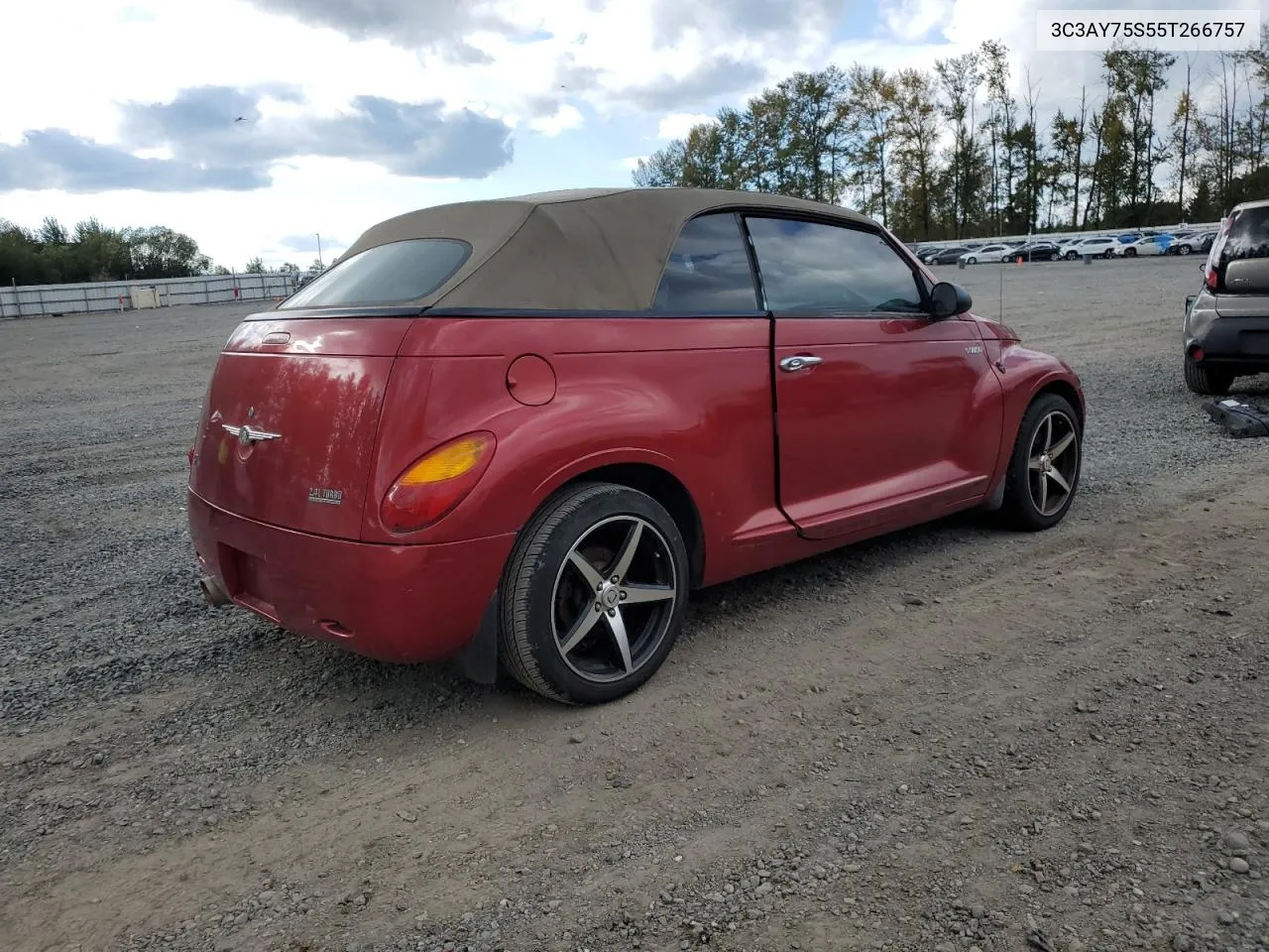 2005 Chrysler Pt Cruiser Gt VIN: 3C3AY75S55T266757 Lot: 71640094