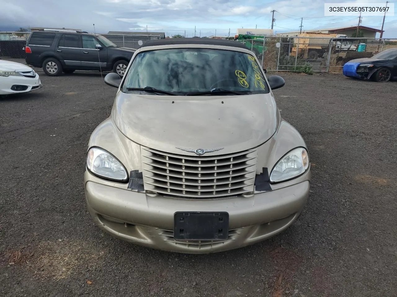 2005 Chrysler Pt Cruiser Touring VIN: 3C3EY55E05T307697 Lot: 72943074