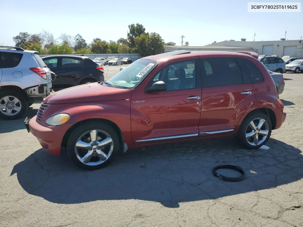 2005 Chrysler Pt Cruiser Gt VIN: 3C8FY78G25T619625 Lot: 74045364