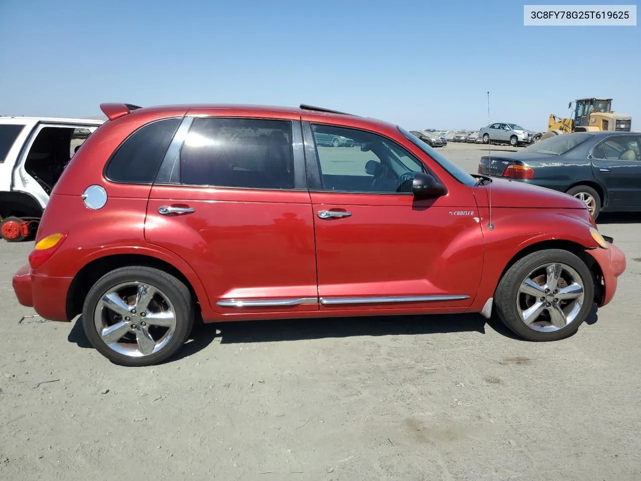 2005 Chrysler Pt Cruiser Gt VIN: 3C8FY78G25T619625 Lot: 74045364