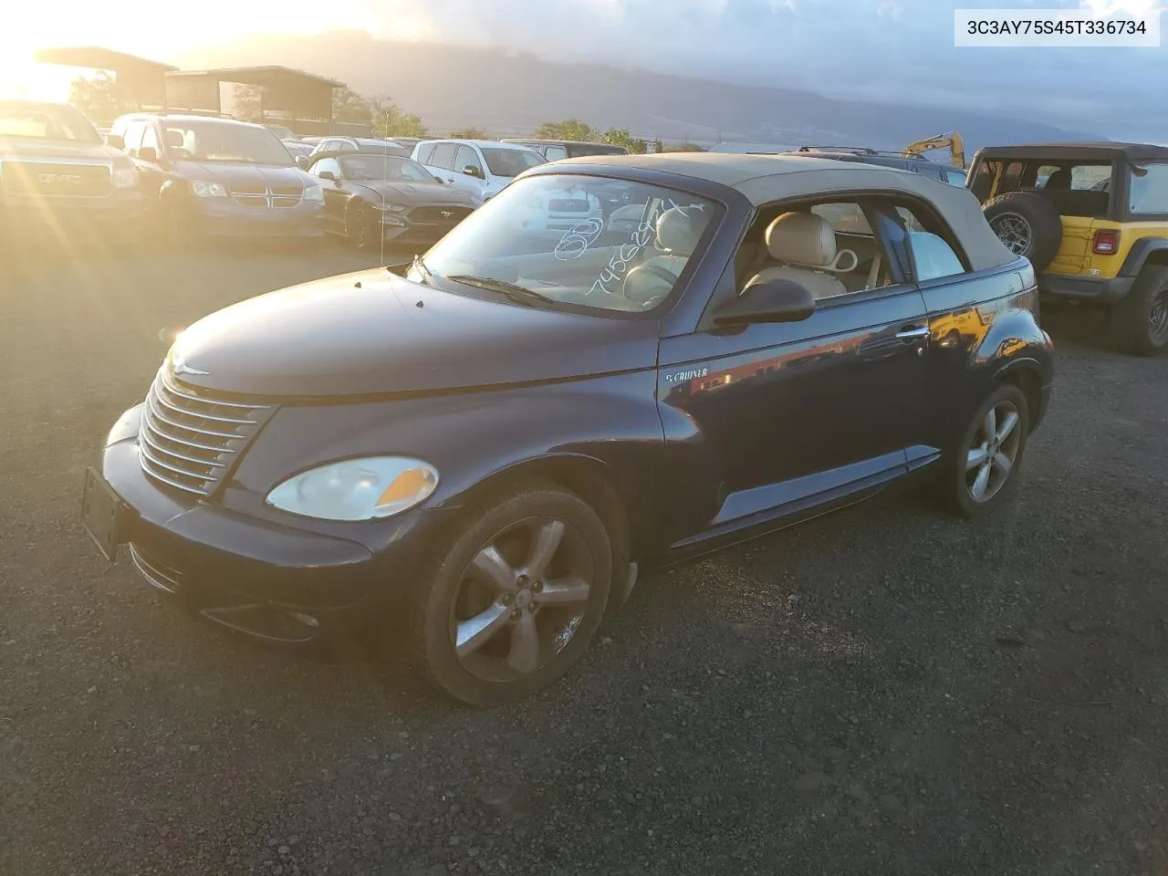 2005 Chrysler Pt Cruiser Gt VIN: 3C3AY75S45T336734 Lot: 74562924