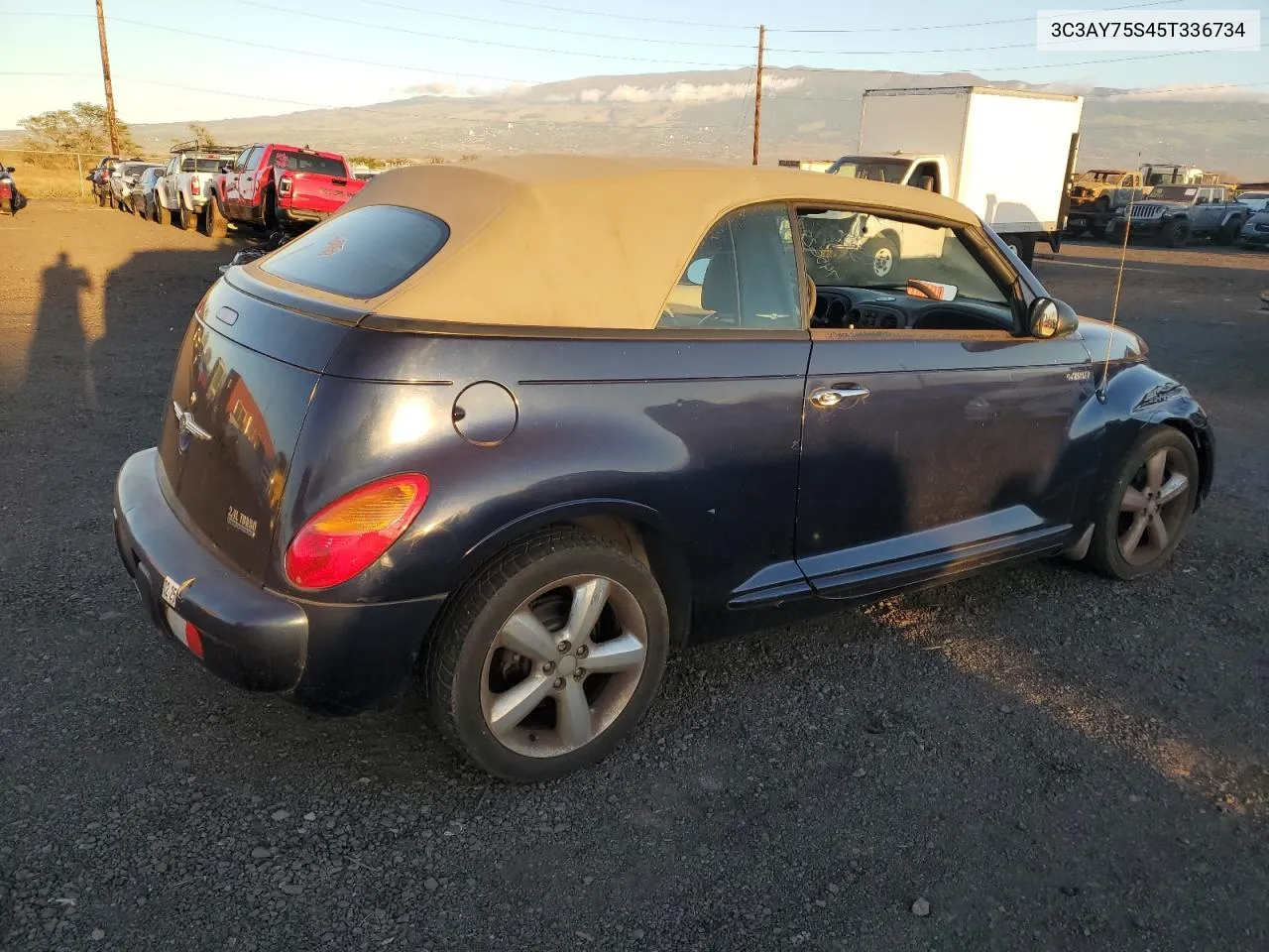 2005 Chrysler Pt Cruiser Gt VIN: 3C3AY75S45T336734 Lot: 74562924