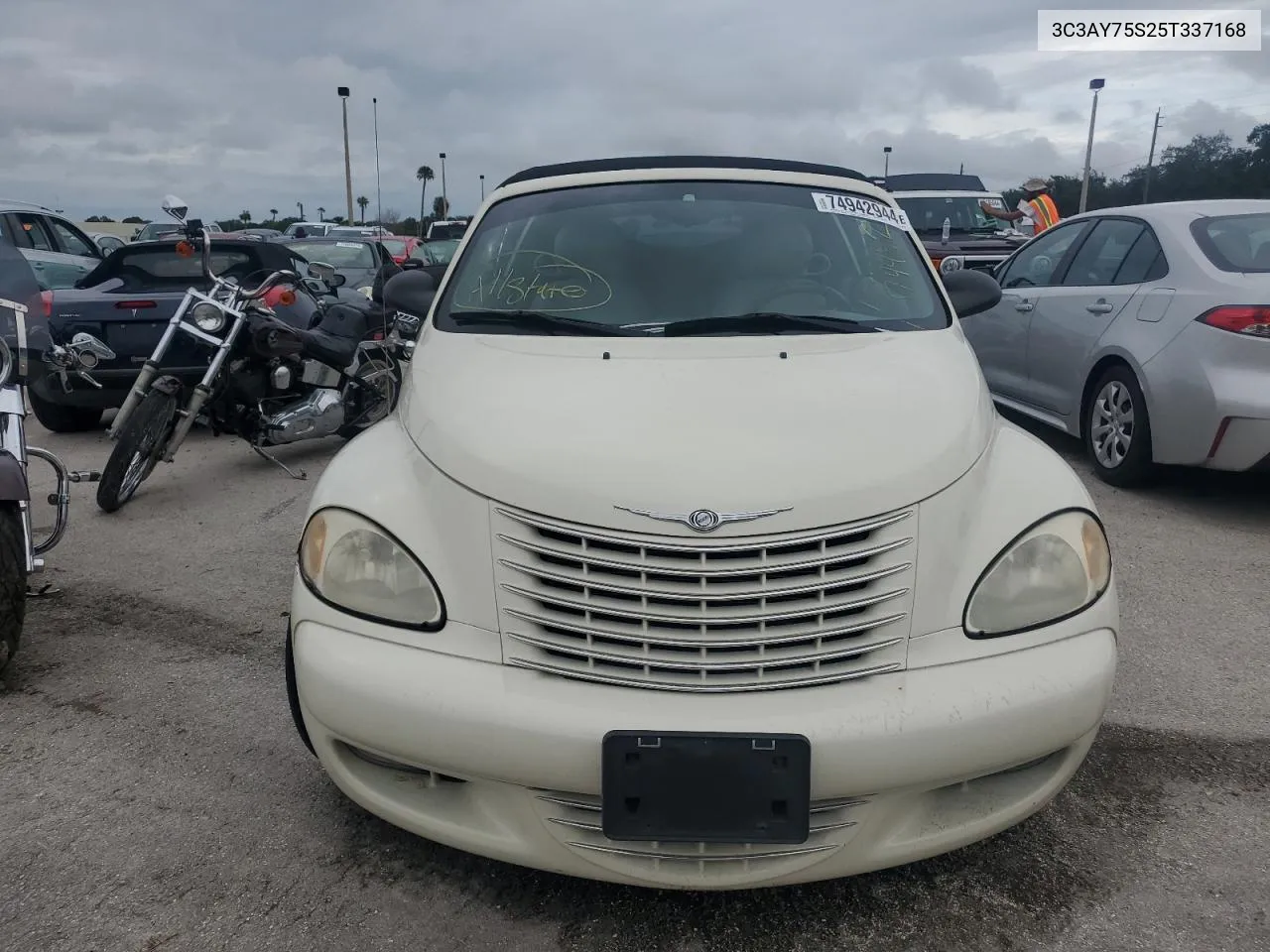 2005 Chrysler Pt Cruiser Gt VIN: 3C3AY75S25T337168 Lot: 74942944