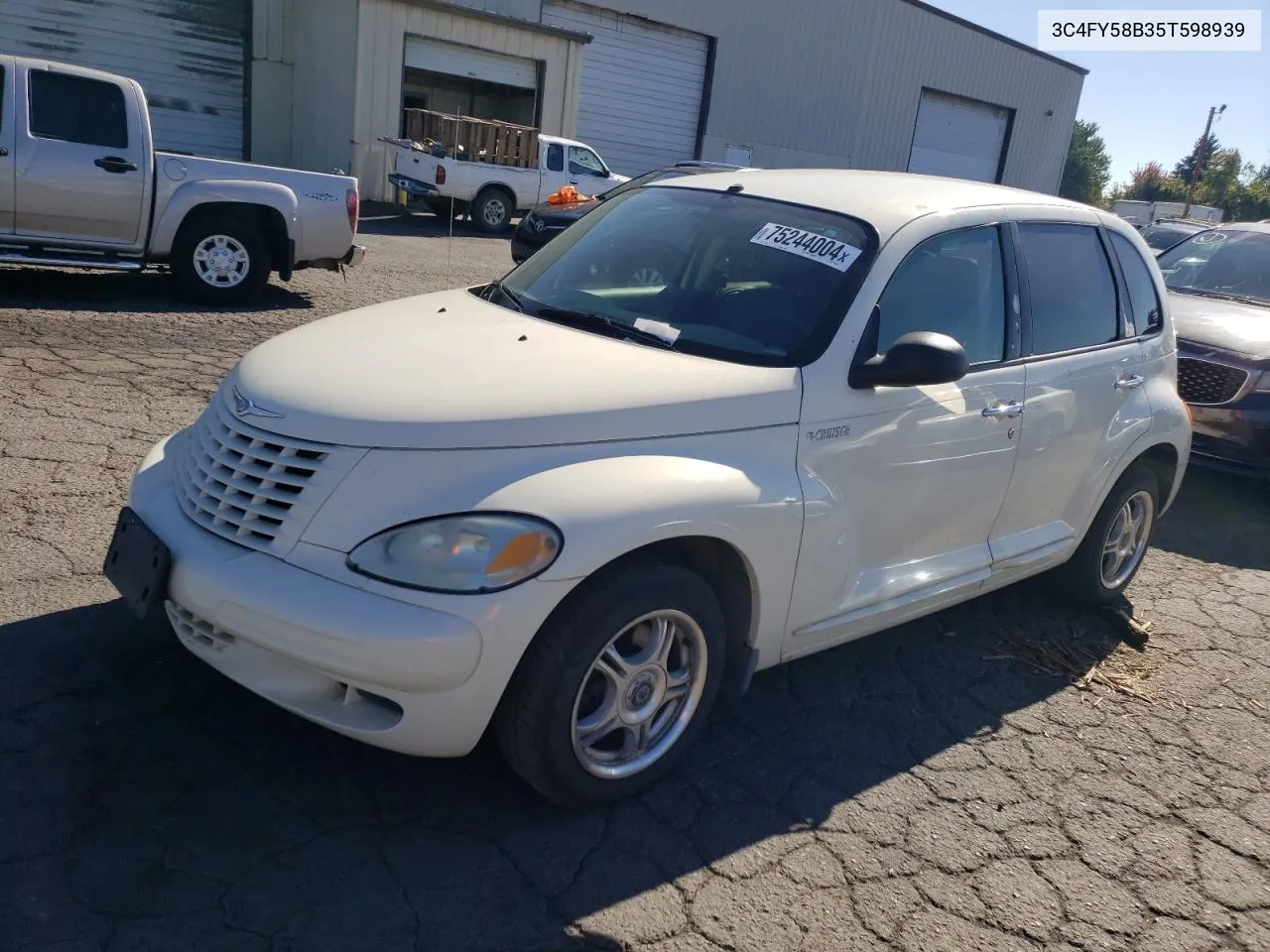 2005 Chrysler Pt Cruiser Touring VIN: 3C4FY58B35T598939 Lot: 75244004