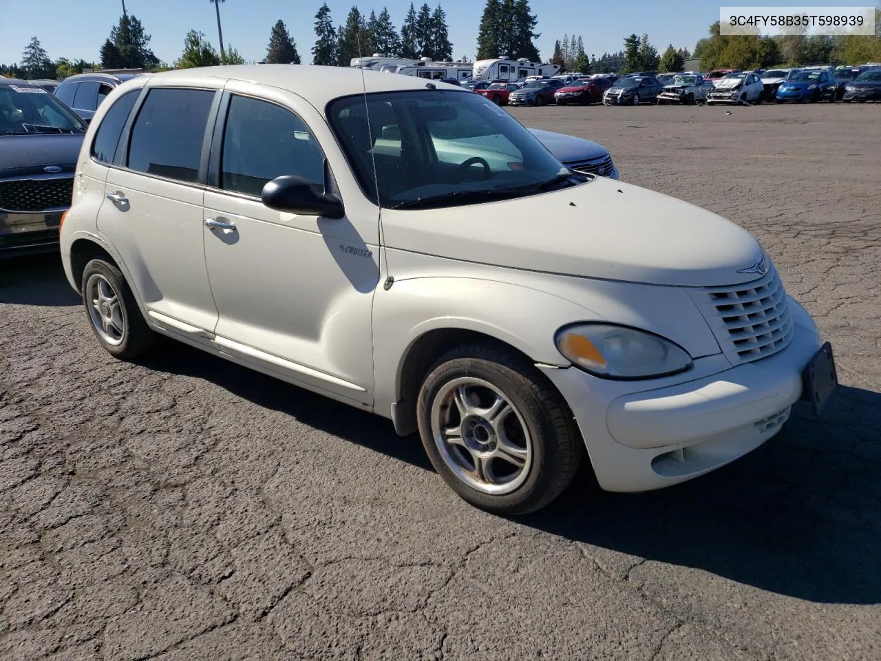 2005 Chrysler Pt Cruiser Touring VIN: 3C4FY58B35T598939 Lot: 75244004