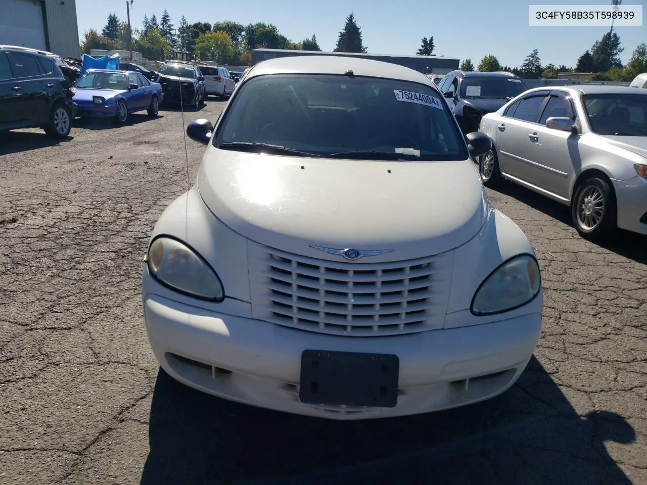 2005 Chrysler Pt Cruiser Touring VIN: 3C4FY58B35T598939 Lot: 75244004