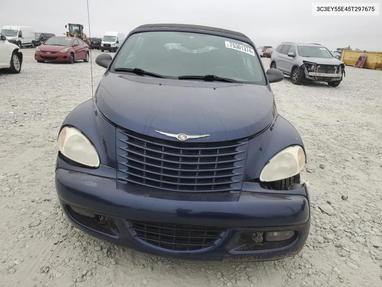 2005 Chrysler Pt Cruiser Touring VIN: 3C3EY55E45T297675 Lot: 75301374