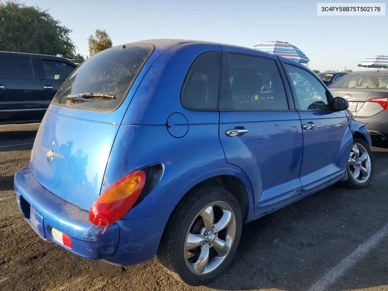 2005 Chrysler Pt Cruiser Touring VIN: 3C4FY58B75T502178 Lot: 76420104