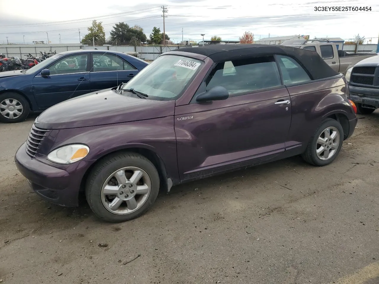 2005 Chrysler Pt Cruiser Touring VIN: 3C3EY55E25T604454 Lot: 77046394