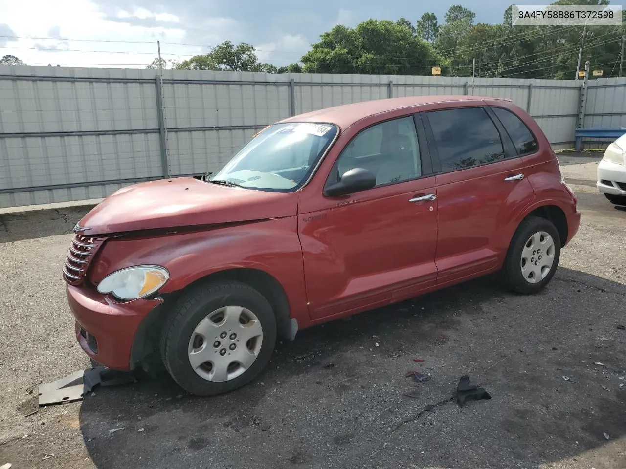 2006 Chrysler Pt Cruiser Touring VIN: 3A4FY58B86T372598 Lot: 59885564