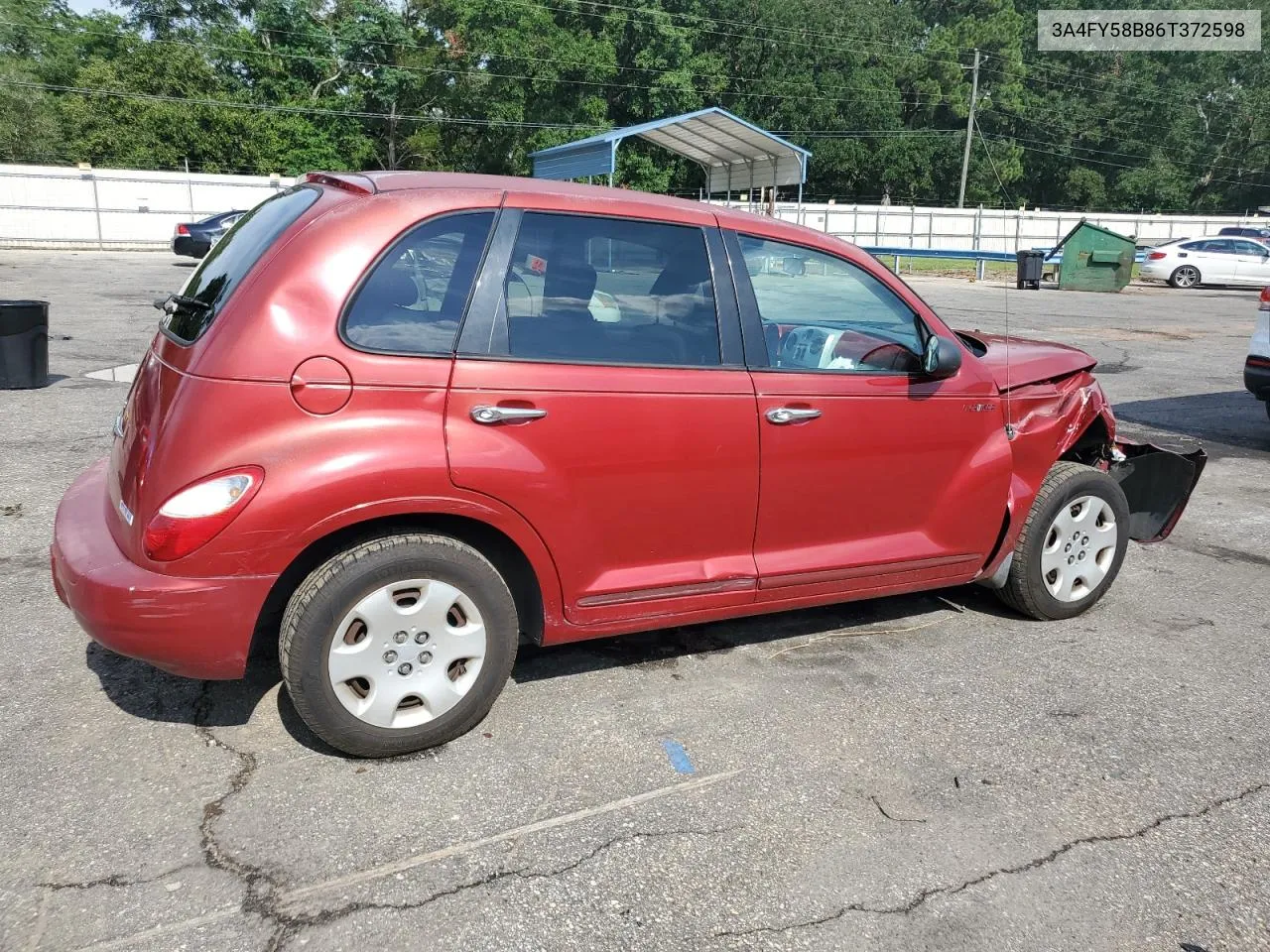 2006 Chrysler Pt Cruiser Touring VIN: 3A4FY58B86T372598 Lot: 59885564