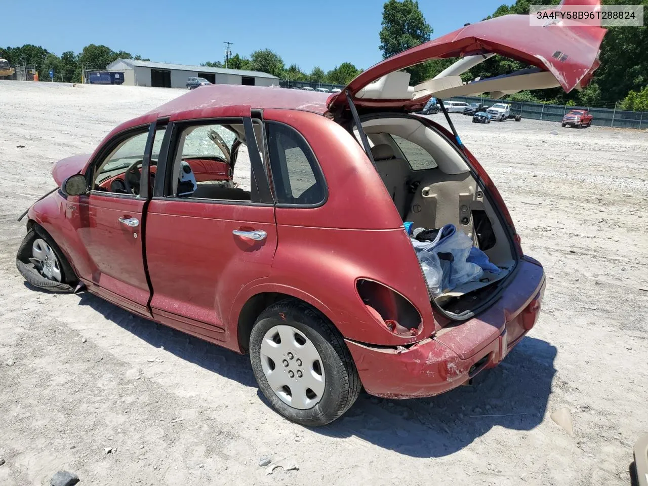 2006 Chrysler Pt Cruiser Touring VIN: 3A4FY58B96T288824 Lot: 62980824