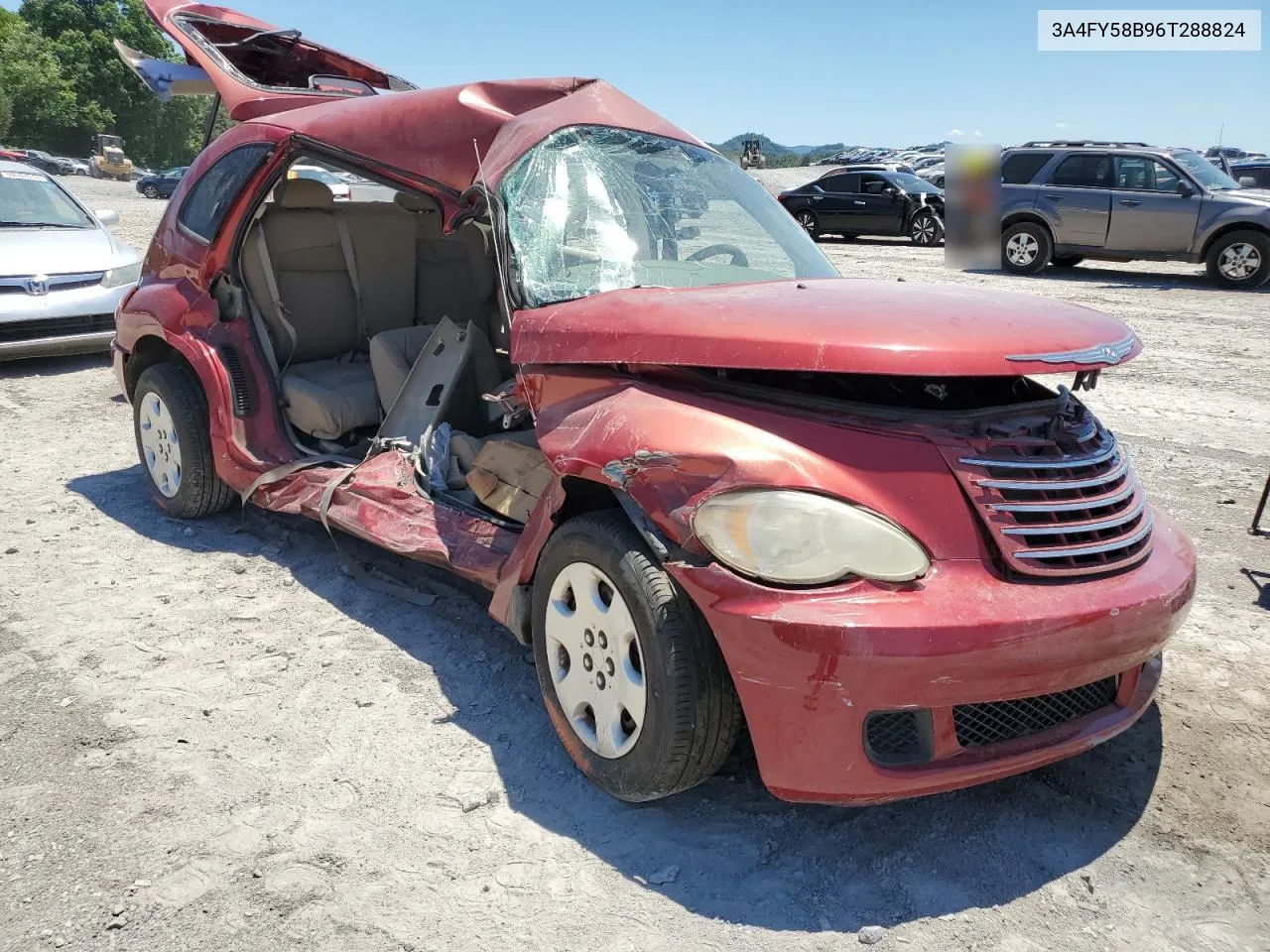 2006 Chrysler Pt Cruiser Touring VIN: 3A4FY58B96T288824 Lot: 62980824