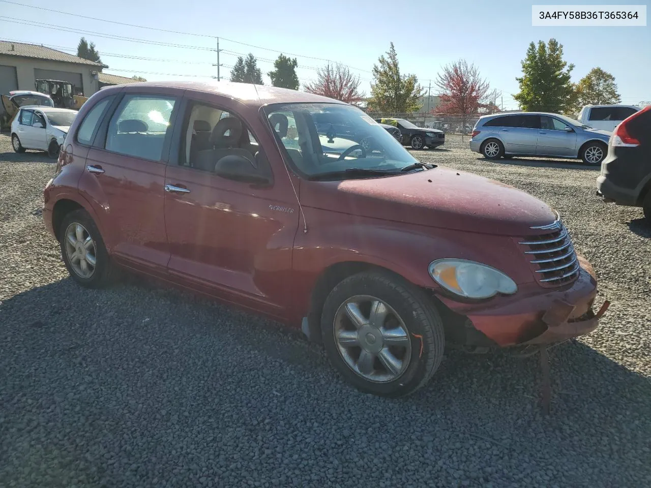 2006 Chrysler Pt Cruiser Touring VIN: 3A4FY58B36T365364 Lot: 73853674