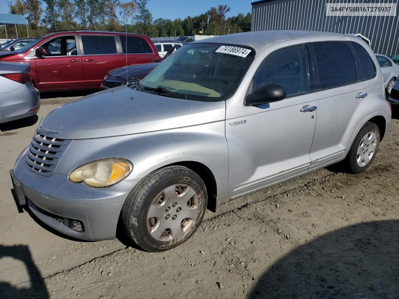 2006 Chrysler Pt Cruiser Touring VIN: 3A4FY58B16T275937 Lot: 74186974