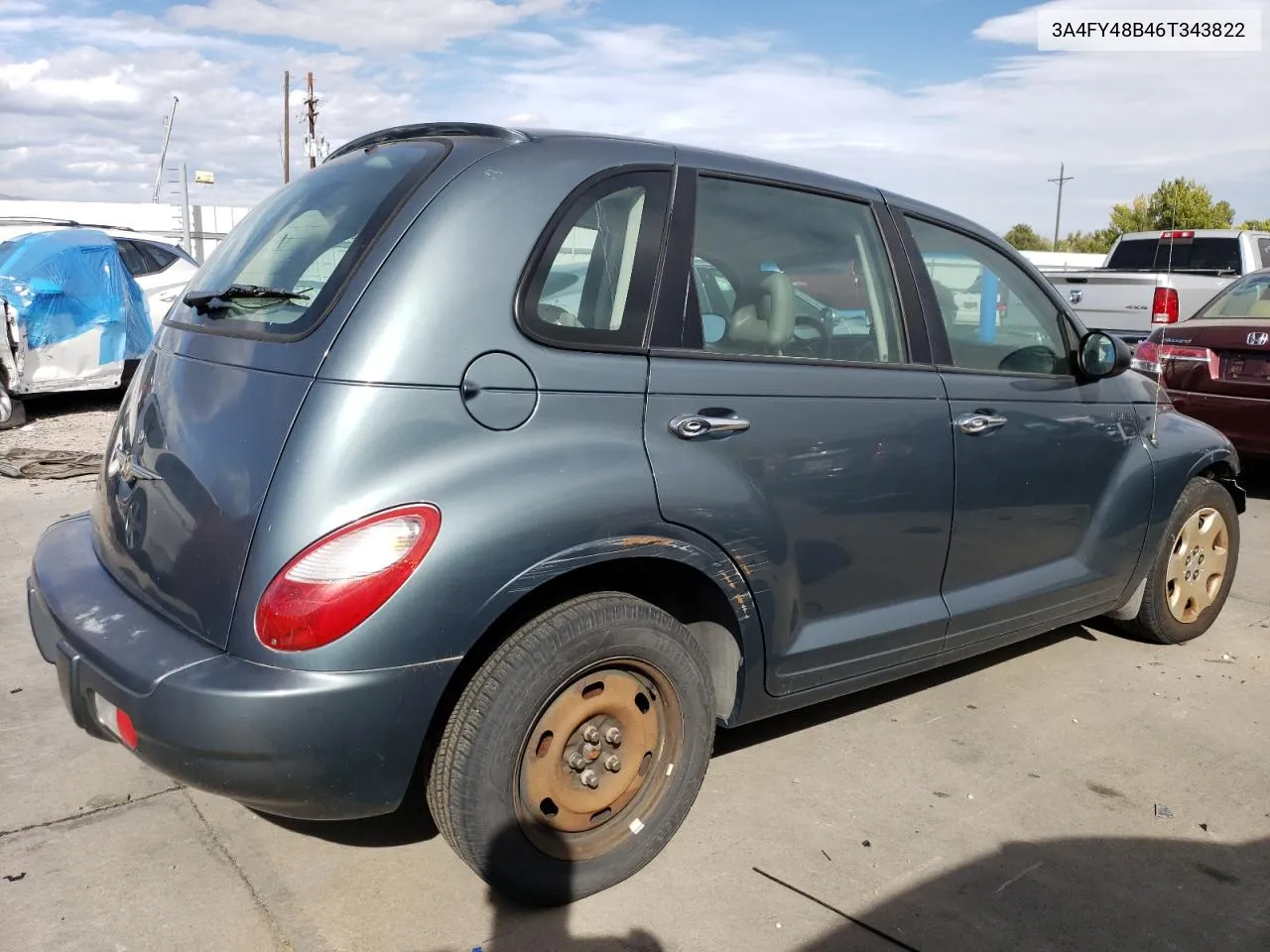 2006 Chrysler Pt Cruiser VIN: 3A4FY48B46T343822 Lot: 75108044