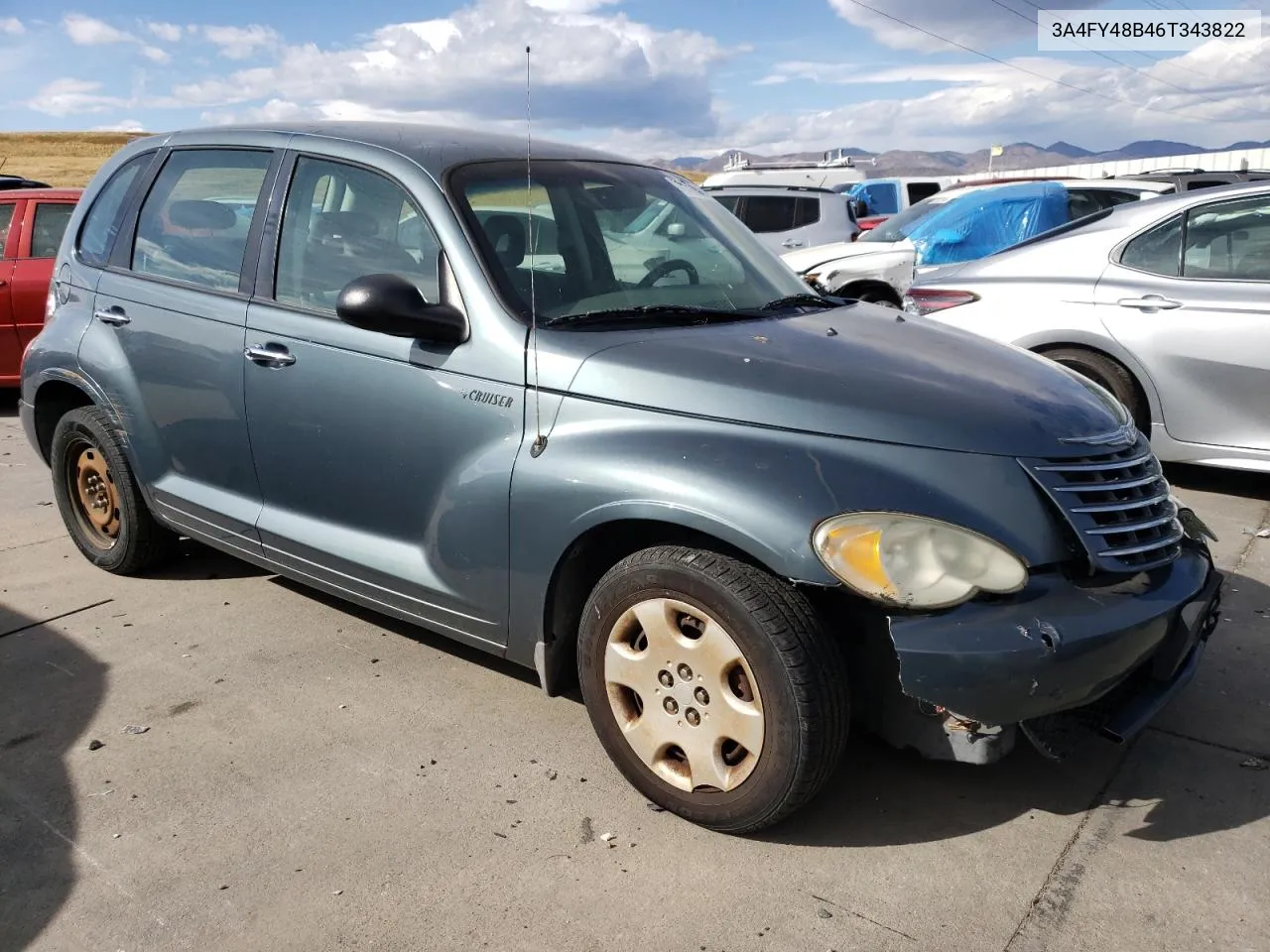 2006 Chrysler Pt Cruiser VIN: 3A4FY48B46T343822 Lot: 75108044