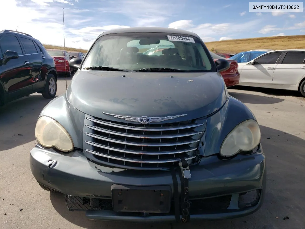 2006 Chrysler Pt Cruiser VIN: 3A4FY48B46T343822 Lot: 75108044