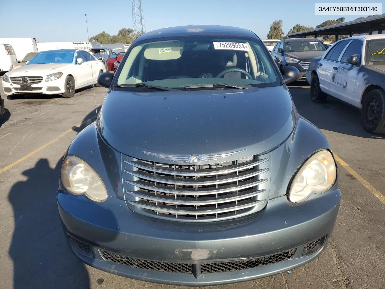 2006 Chrysler Pt Cruiser Touring VIN: 3A4FY58B16T303140 Lot: 75209534