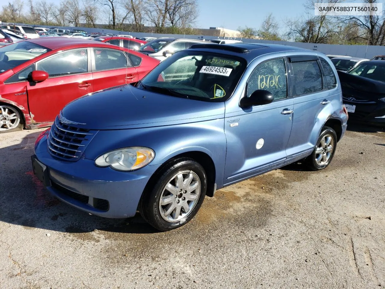 2007 Chrysler Pt Cruiser Touring VIN: 3A8FY58B37T560140 Lot: 46924533