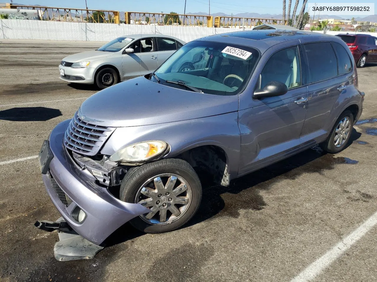 2007 Chrysler Pt Cruiser Limited VIN: 3A8FY68B97T598252 Lot: 68257294