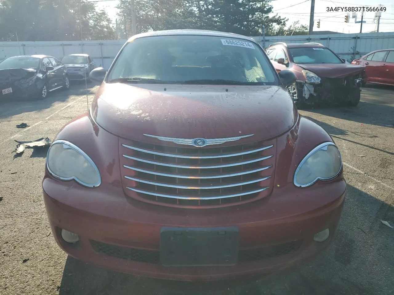 2007 Chrysler Pt Cruiser Touring VIN: 3A4FY58B37T566649 Lot: 68625214