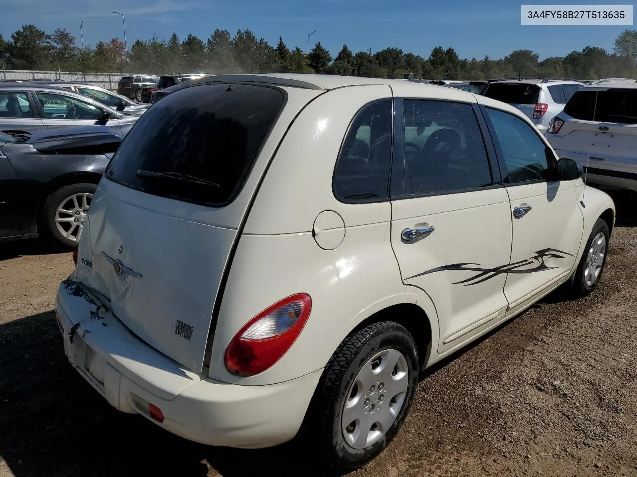 2007 Chrysler Pt Cruiser Touring VIN: 3A4FY58B27T513635 Lot: 71270764