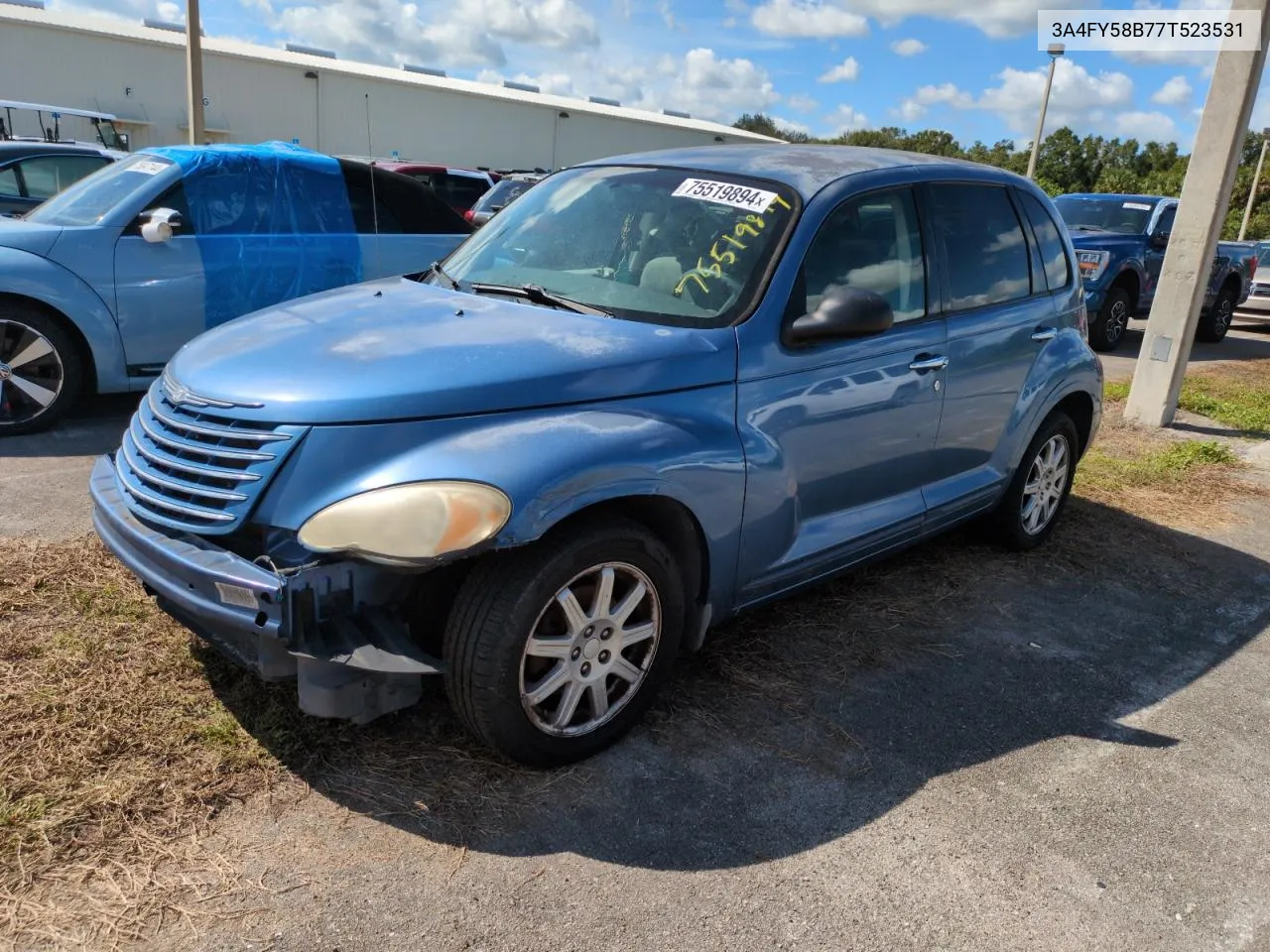 2007 Chrysler Pt Cruiser Touring VIN: 3A4FY58B77T523531 Lot: 75519894