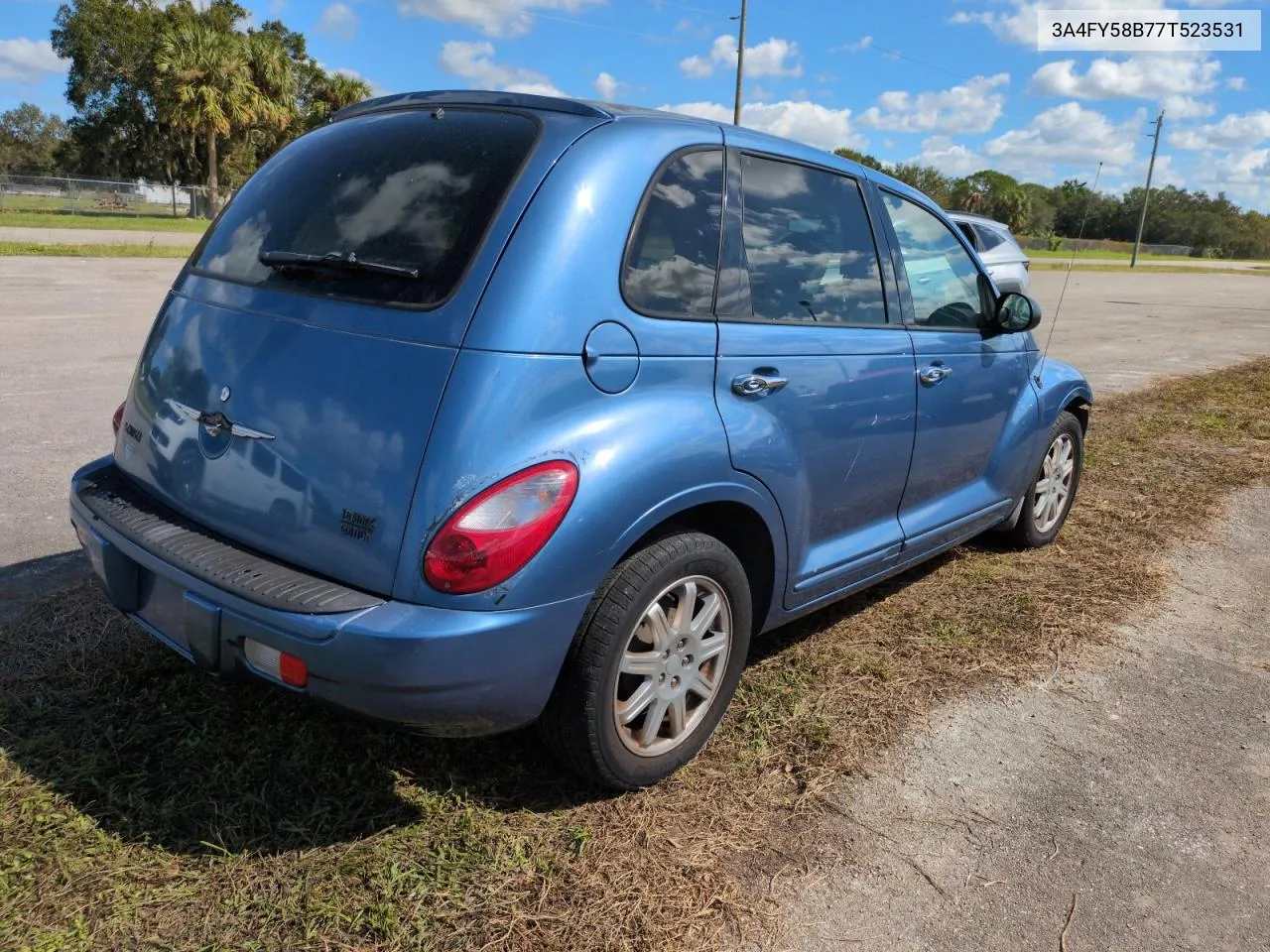 2007 Chrysler Pt Cruiser Touring VIN: 3A4FY58B77T523531 Lot: 75519894