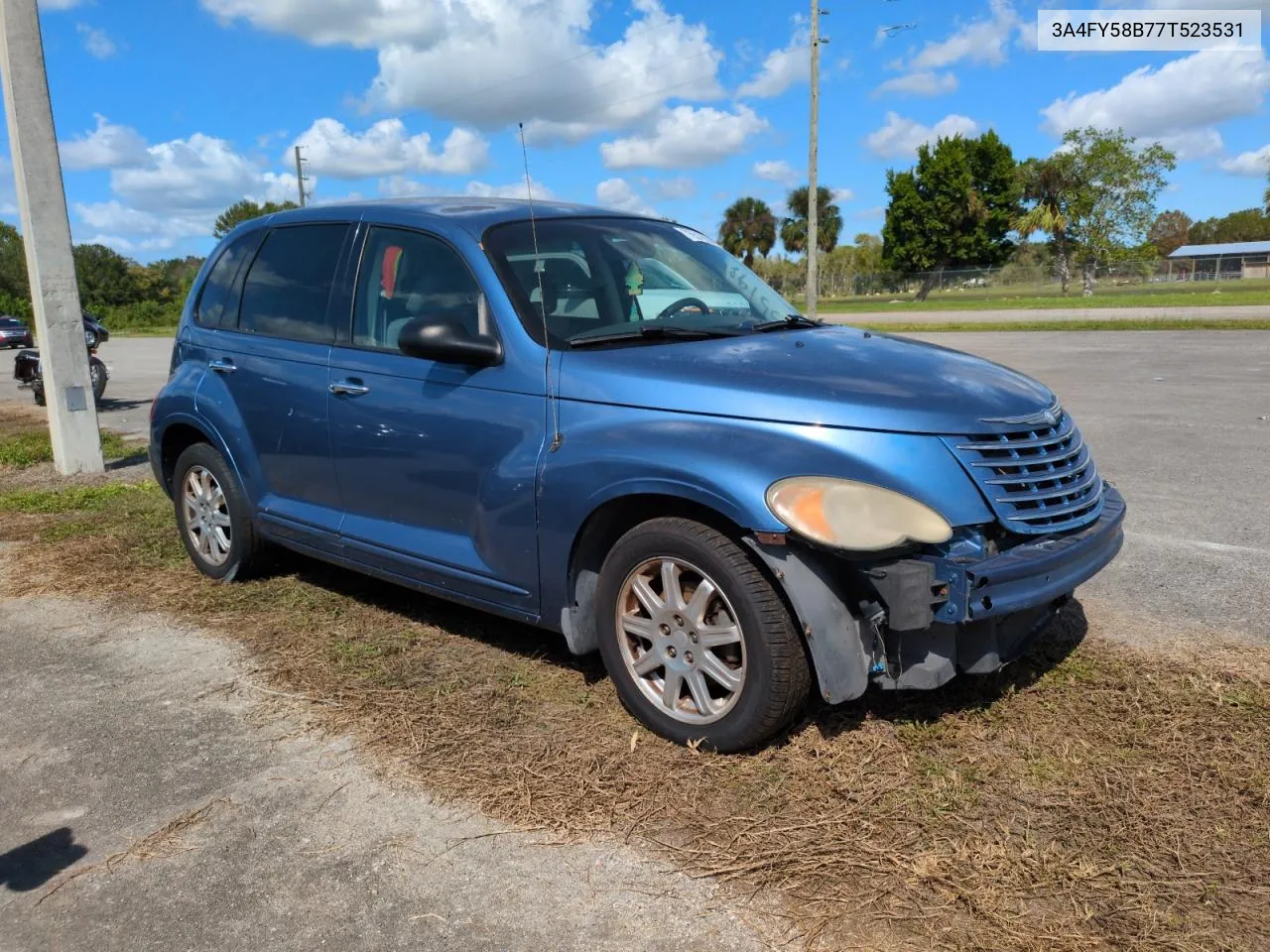 2007 Chrysler Pt Cruiser Touring VIN: 3A4FY58B77T523531 Lot: 75519894