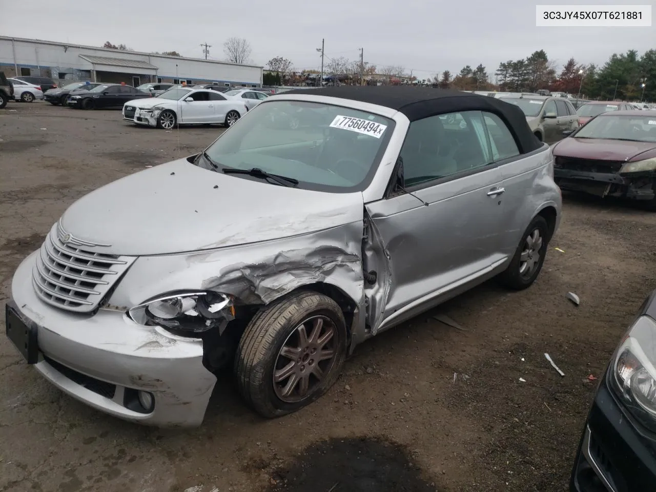 2007 Chrysler Pt Cruiser VIN: 3C3JY45X07T621881 Lot: 77560494