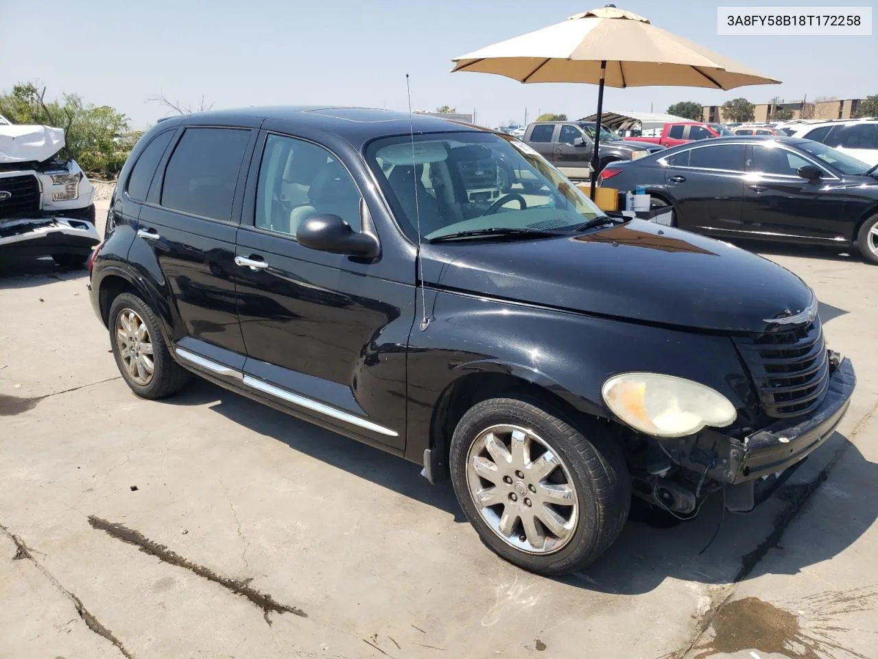 2008 Chrysler Pt Cruiser Touring VIN: 3A8FY58B18T172258 Lot: 66178964