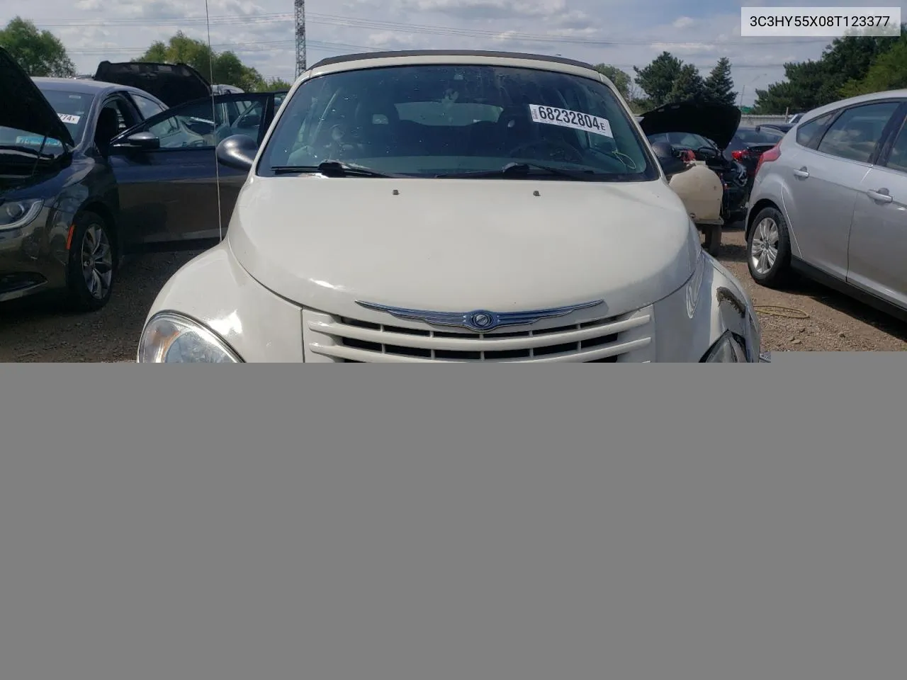 2008 Chrysler Pt Cruiser Touring VIN: 3C3HY55X08T123377 Lot: 68232804