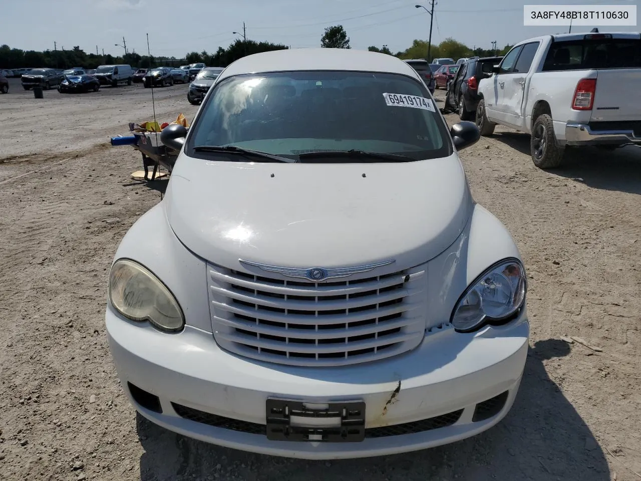 2008 Chrysler Pt Cruiser VIN: 3A8FY48B18T110630 Lot: 69419174