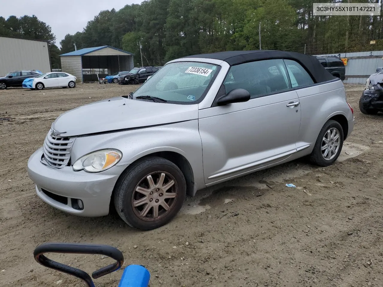 2008 Chrysler Pt Cruiser Touring VIN: 3C3HY55X18T147221 Lot: 72336154