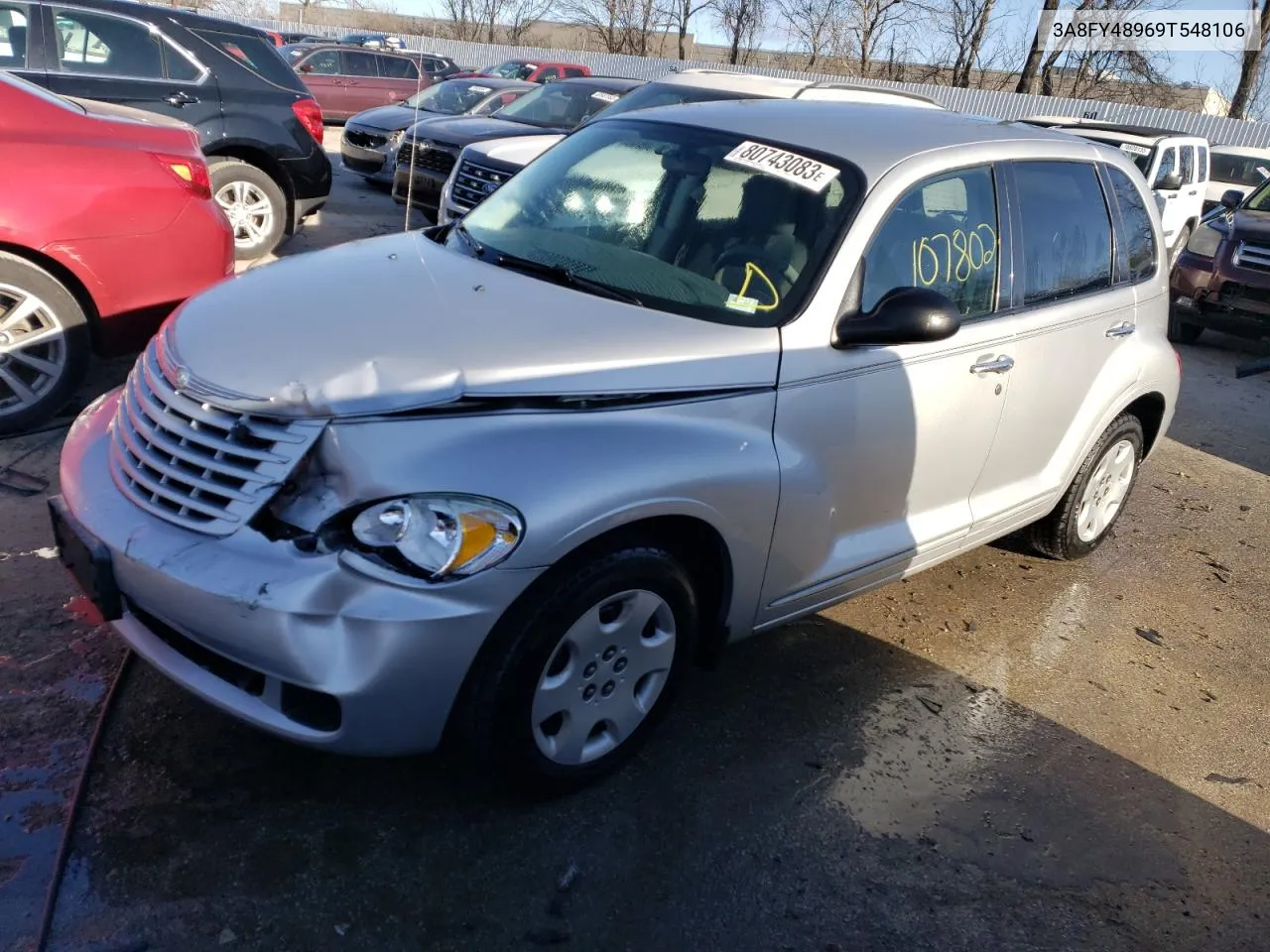 2009 Chrysler Pt Cruiser VIN: 3A8FY48969T548106 Lot: 80743083