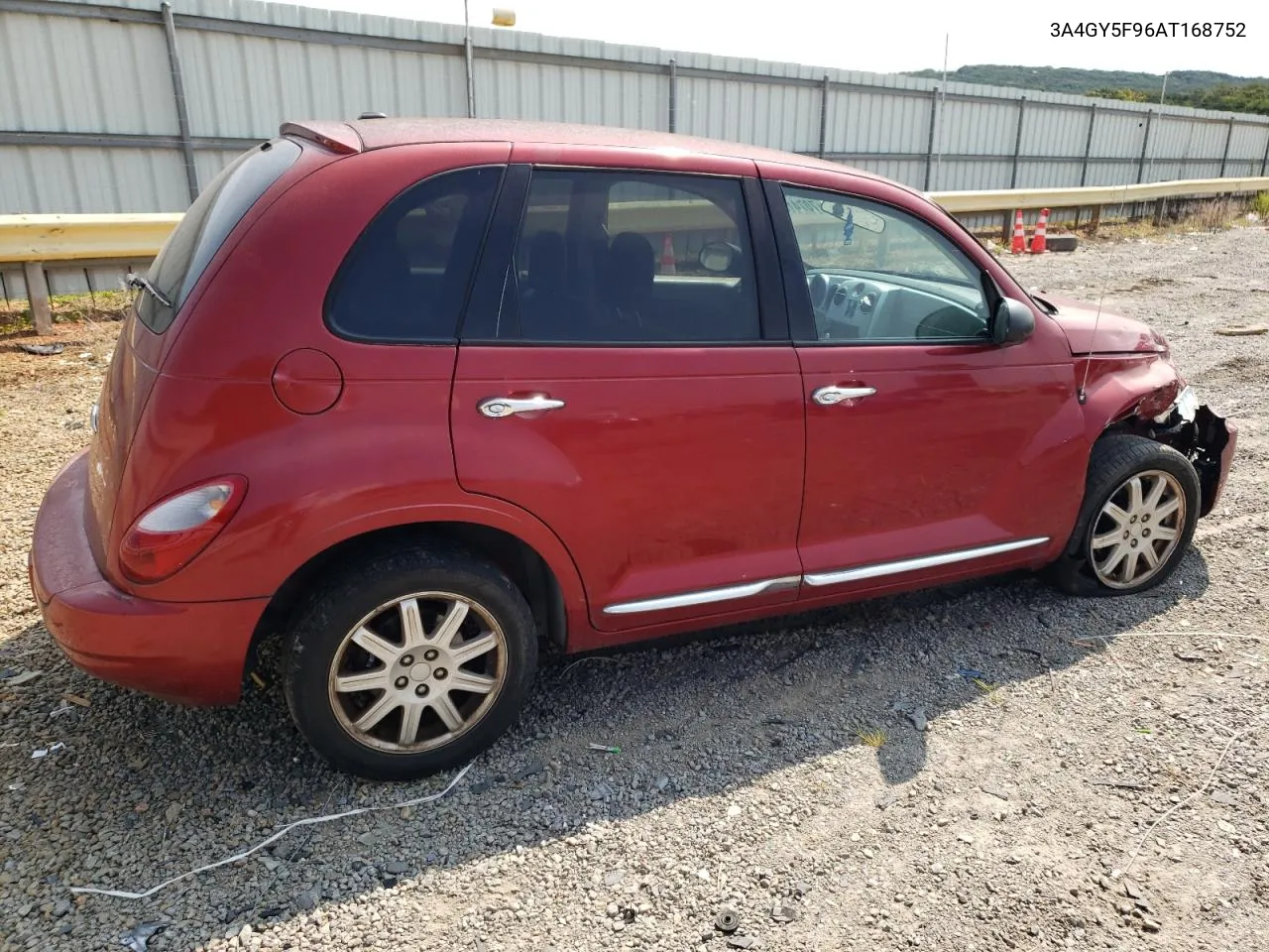 2010 Chrysler Pt Cruiser VIN: 3A4GY5F96AT168752 Lot: 70741874