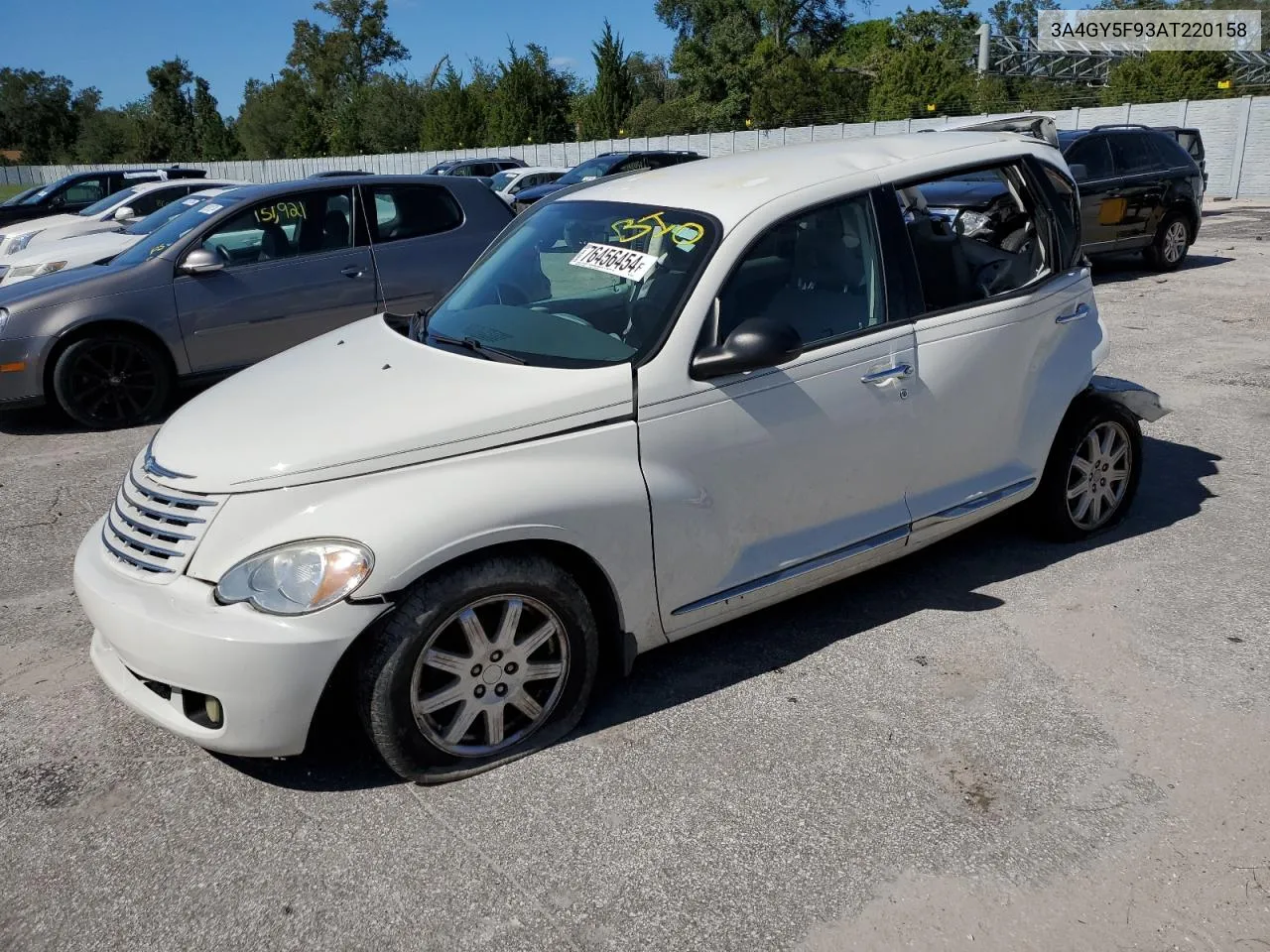 2010 Chrysler Pt Cruiser VIN: 3A4GY5F93AT220158 Lot: 76456454