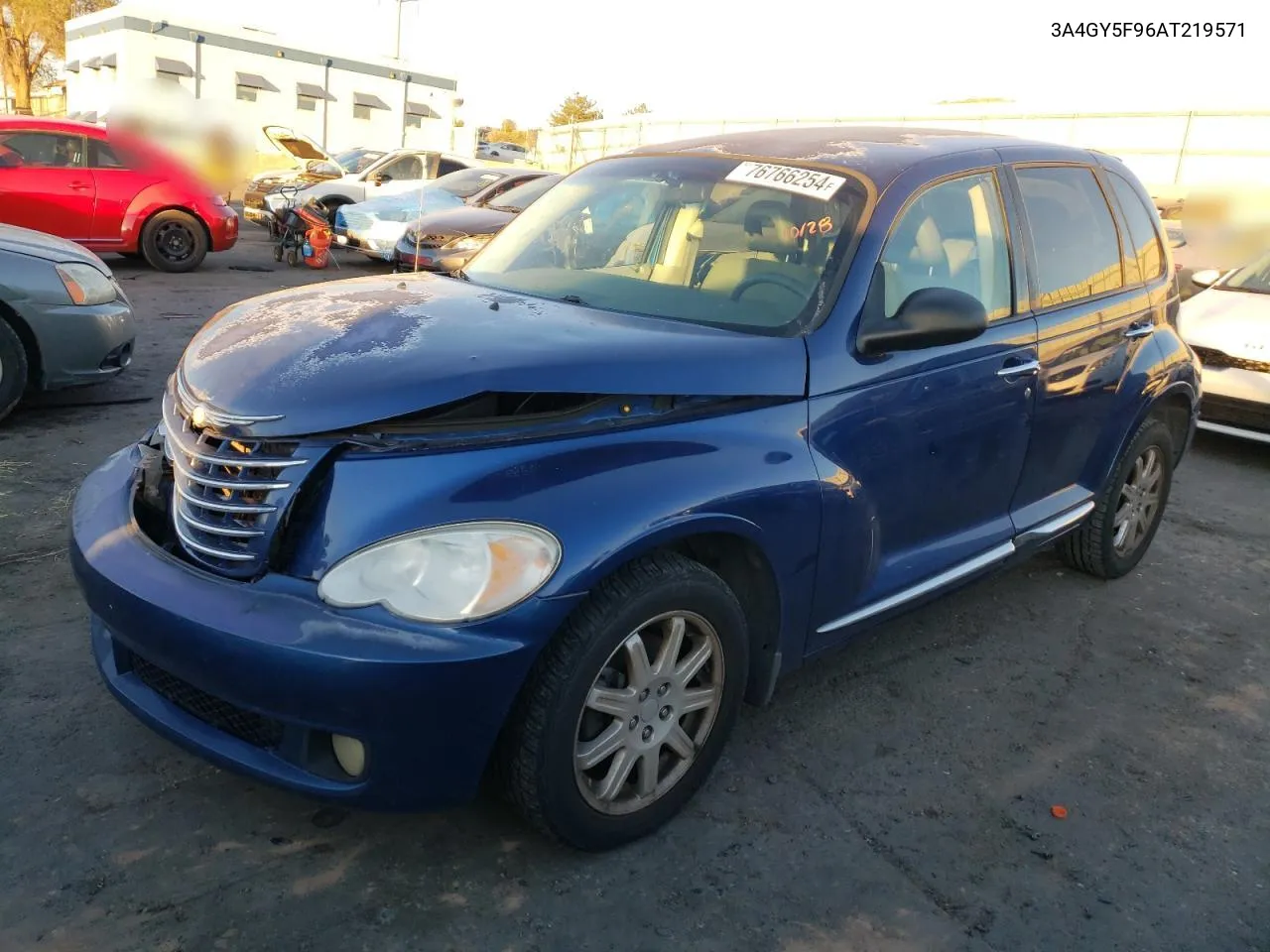 2010 Chrysler Pt Cruiser VIN: 3A4GY5F96AT219571 Lot: 76766254