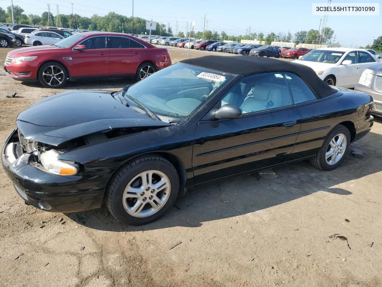 1996 Chrysler Sebring Jxi VIN: 3C3EL55H1TT301090 Lot: 68344884